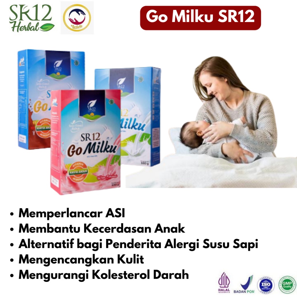 

Go Milku SR12 Susu Kambing Ettawa Penggemuk Badan dan Pelancar ASI Ampuh Atasi Masalah Lambung serta Tingkatkan Daya Tahan Tubuh Halal Herbal BPOM