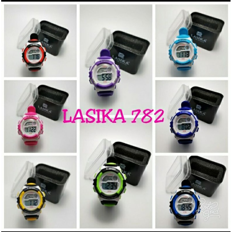 jam tangan anak anak lasika original waterproof 782