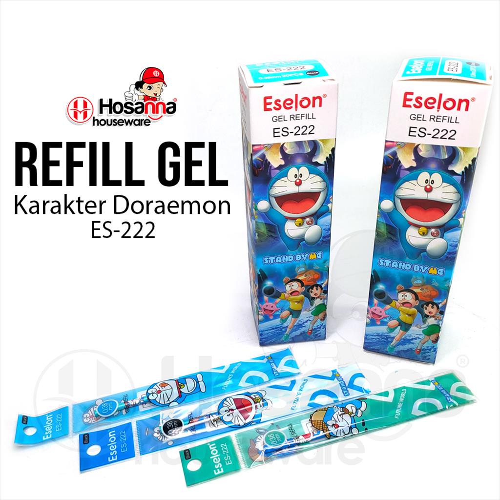 

20pcs Refill Pulpen DORAEMON ES-222 Fancy / Refill Ballpoint Gel