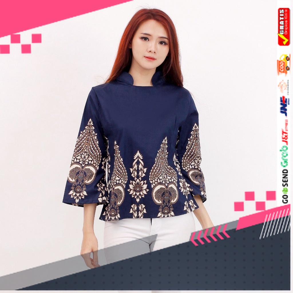 BATIK STYLE JAWA KEREN TERLARIS /Batik Wanita - Atasan Batik 559 - 974