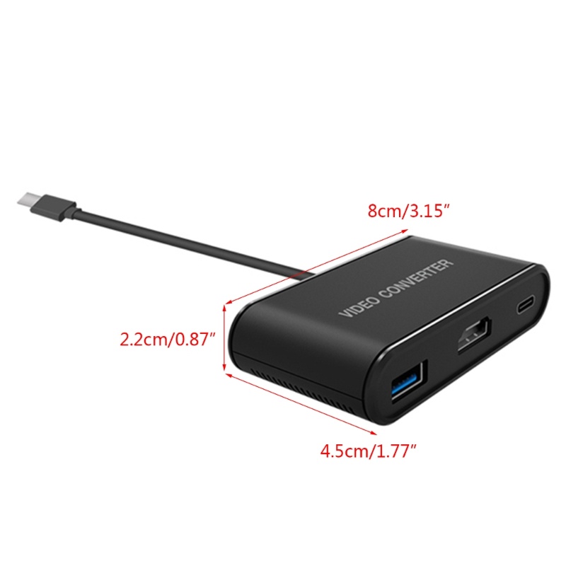 Btsg 1080P Untuk Switch/Steam Deck TV Video Adapter Converter Portable