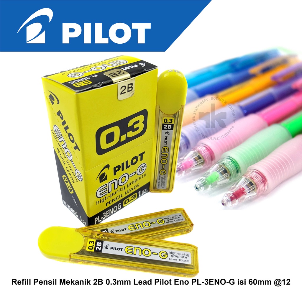 

Pilot Eno Refill Pensil Mekanik Lead 2B
