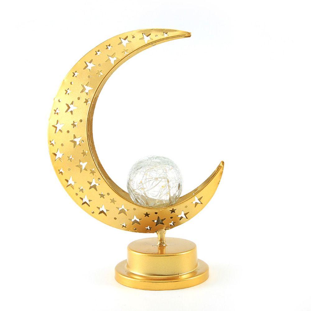 [Elegan] Lampu Led Aesthetic Bulan Ornamen Hollow Out Muslim Decor Suasana Dekorasi Rumah Eid Mubarak Untuk Dekorasi Kamar Night Light