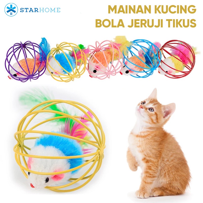 Mainan Kucing Bola Tikus Cat Toys Mainan Pet Mainan Hewan Cat Ball