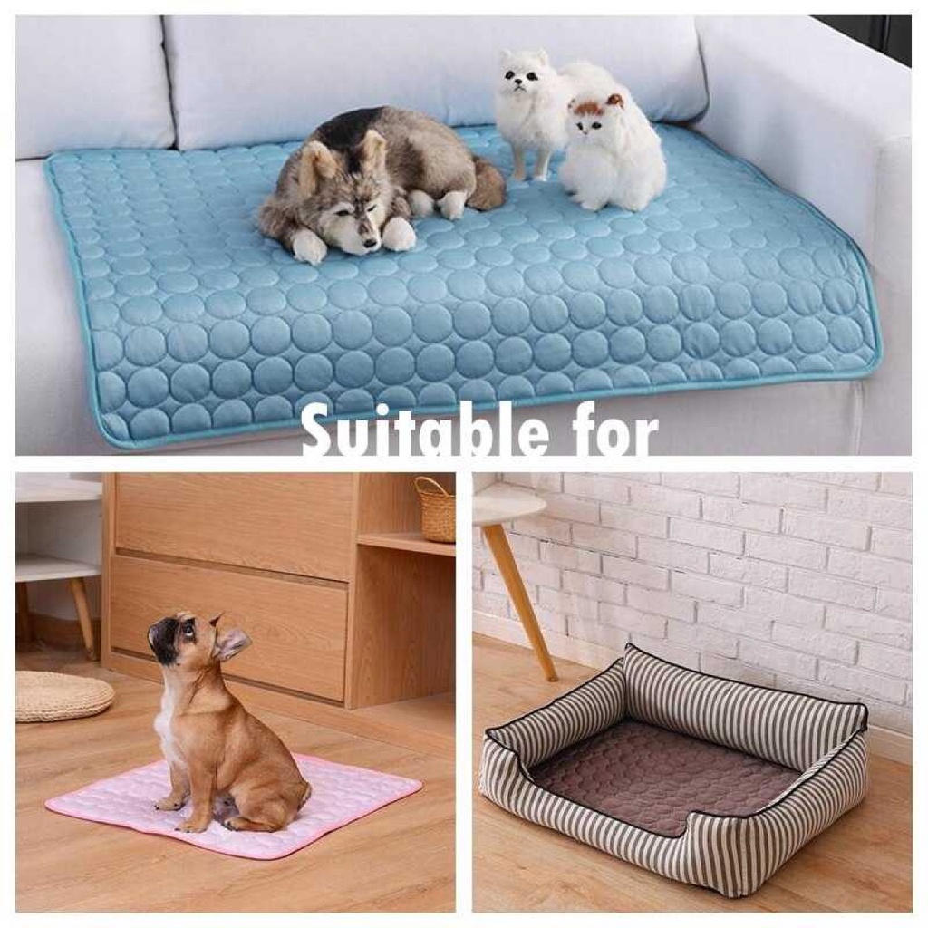 Karpet Tempat Tidur Hewan Peliharaan Matras Pendingin Pet Cooling Mat