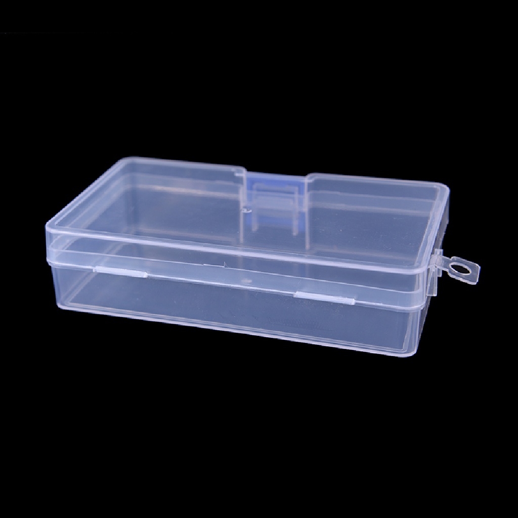 Rsid Span-new 1pc Transparan Pemikat Pancing tackle hook Kotak Penyimpanan Plastik container case Jelly