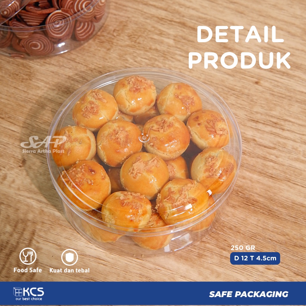 Toples KCS Bundar 250gr | Toples Kue Kering | Toples Kue Lebaran | Toples Kue Nastar | Toples Mika | Toples 1 Karton | Toples Isi 12pcs | Toples KCS | Toples Murah