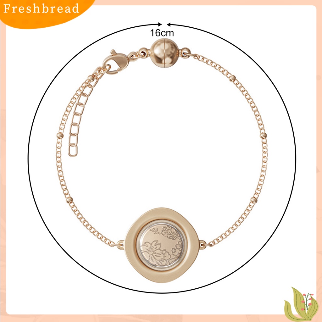 &lt; Freshbread &gt; 1set Wanita Gelang Modis Warna Hidup Logam Wanita ic Pengusir Lalat Bangle Gelang Hadiah Ulang Tahun