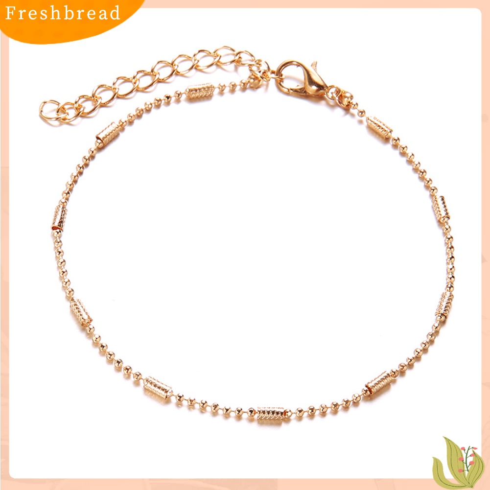 &lt; Freshbread &gt; 4Pcs/Set Wanita Multilayer Berongga Kompas Berlian Imitasi Manik-Manik Gelang Rantai Tenis