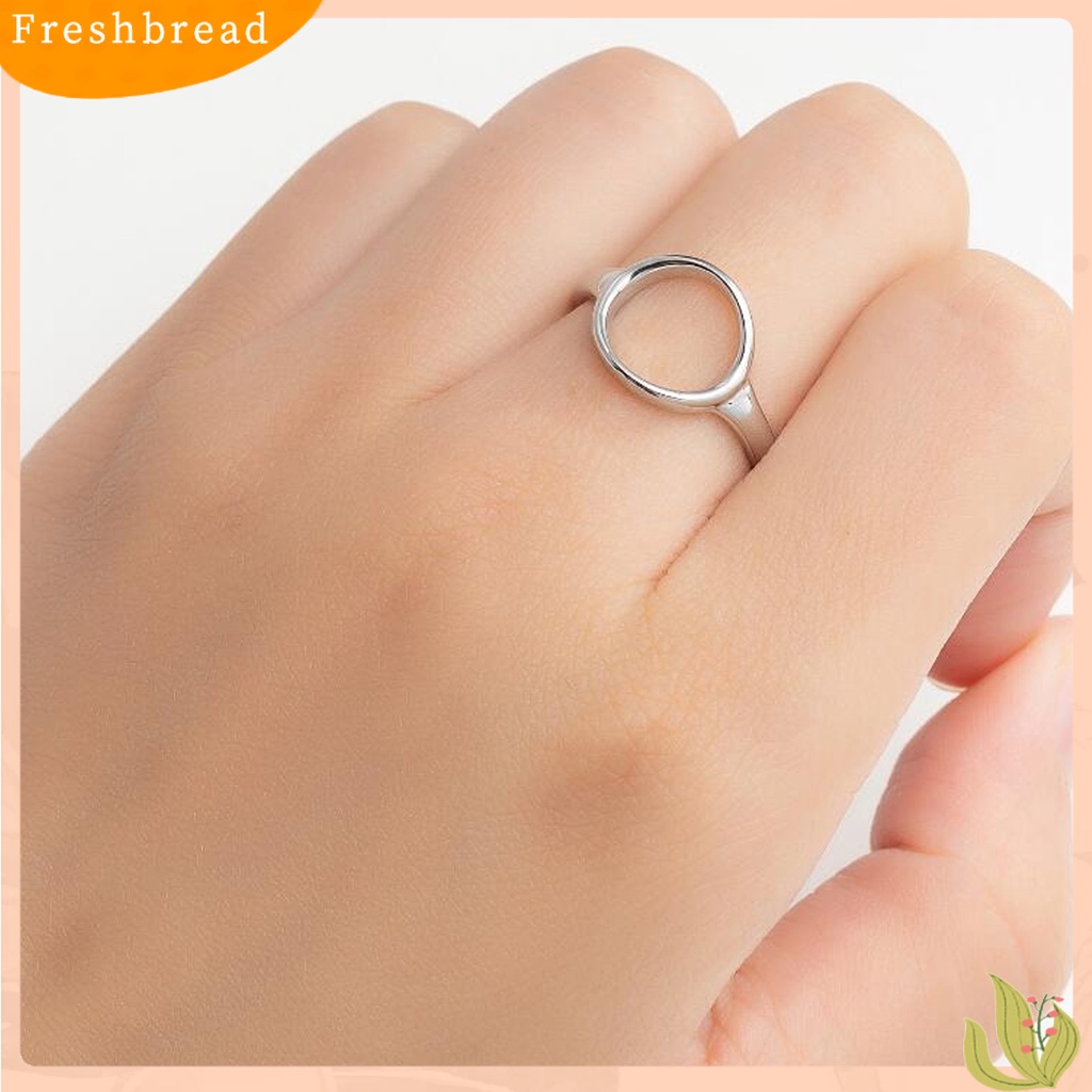 &lt; Freshbread &gt; Cincin Unisex Dapat Disesuaikan Karat Tidak Iritasi Anti-Oksidasi Tahan Luntur Ultra-Ringan Beberapa Gaya Cinta Hati Gaya Bulat Unisex Finger Ring Hadiah Ulang Tahun