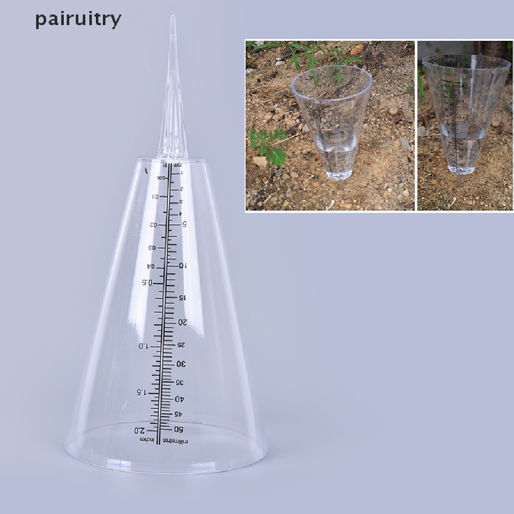 Prt Cone Rain Gauge Alat Ukur Curah Hujan Tanah Kebun Rainfall Measuring Tools PRT