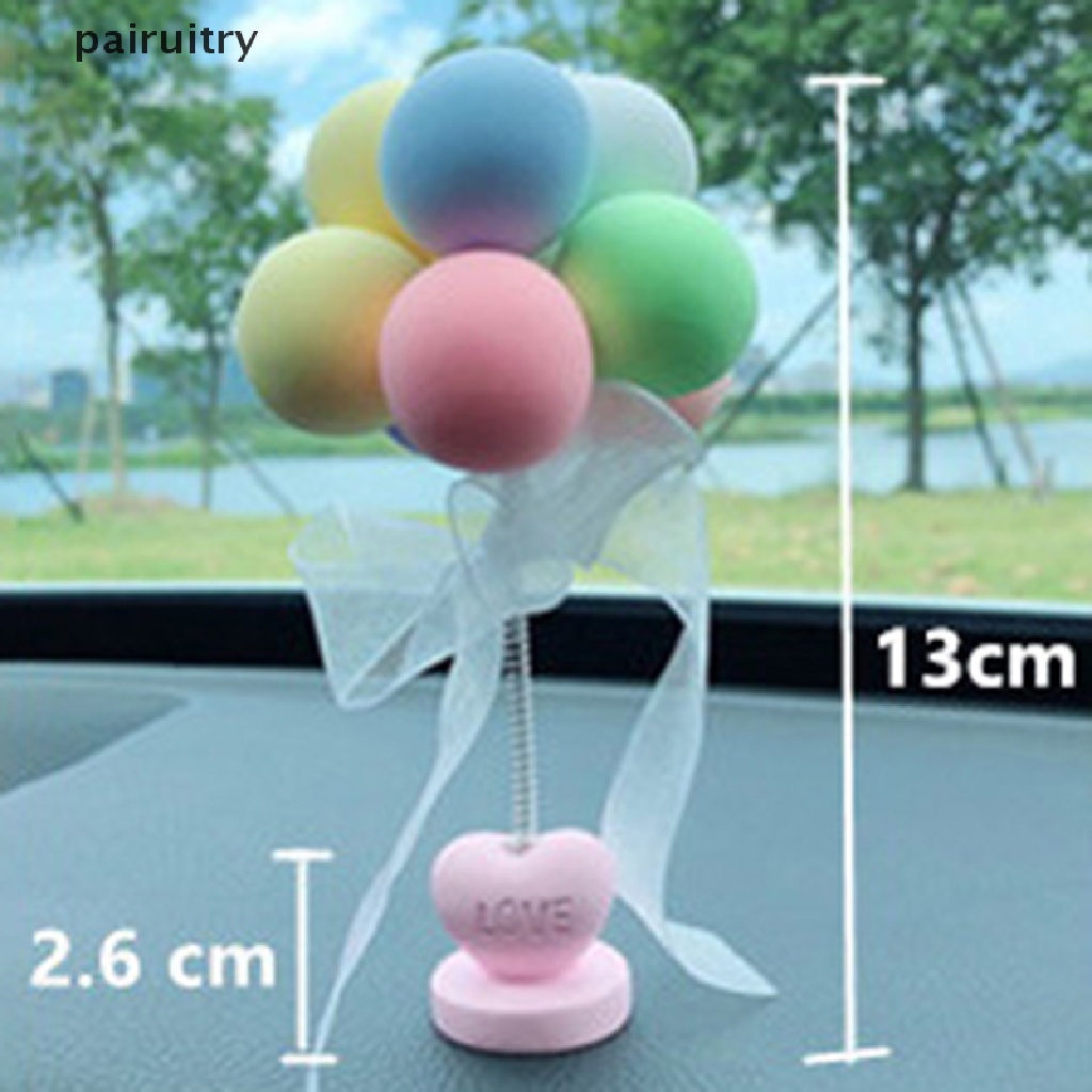 Prt Ornamen Mobil Nodding Balon Dekorasi Dashboard Mobil Spring Goyang Kepala Mainan PRT