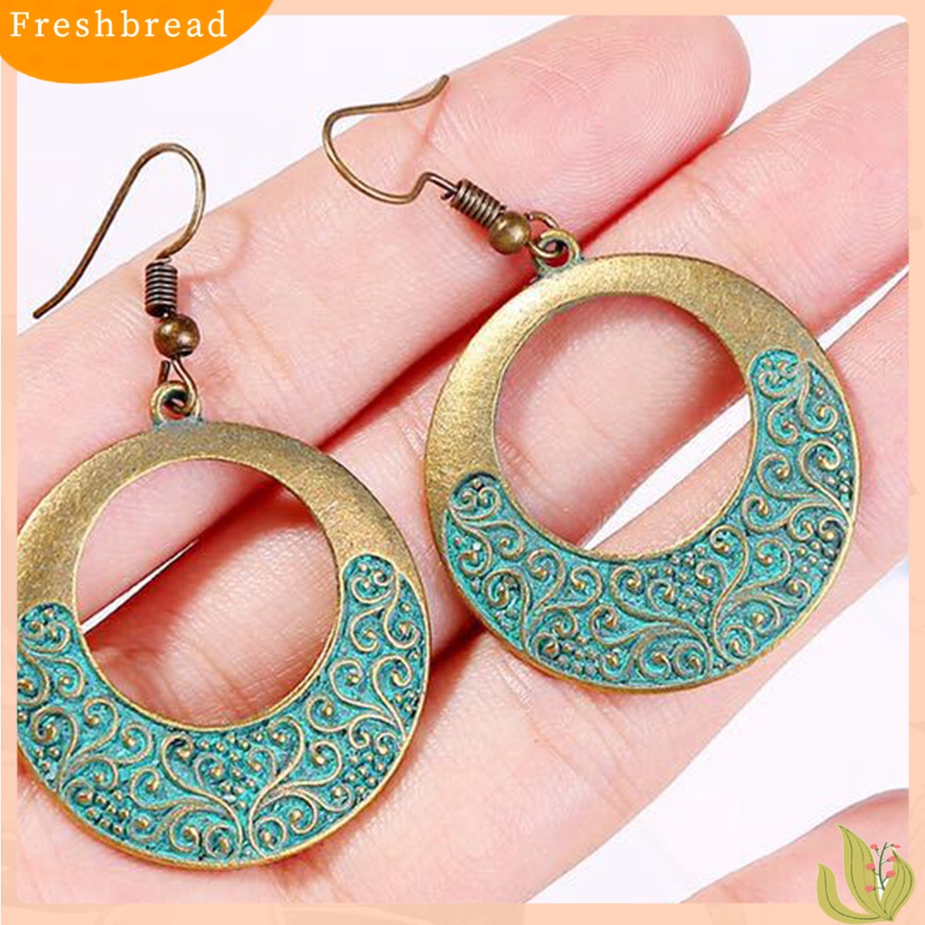 &lt; Freshbread &gt; 1pasang Anting Vintage Drop Fashionable Anting Bohemian Panjang Set Perhiasan Boho Untuk Travel