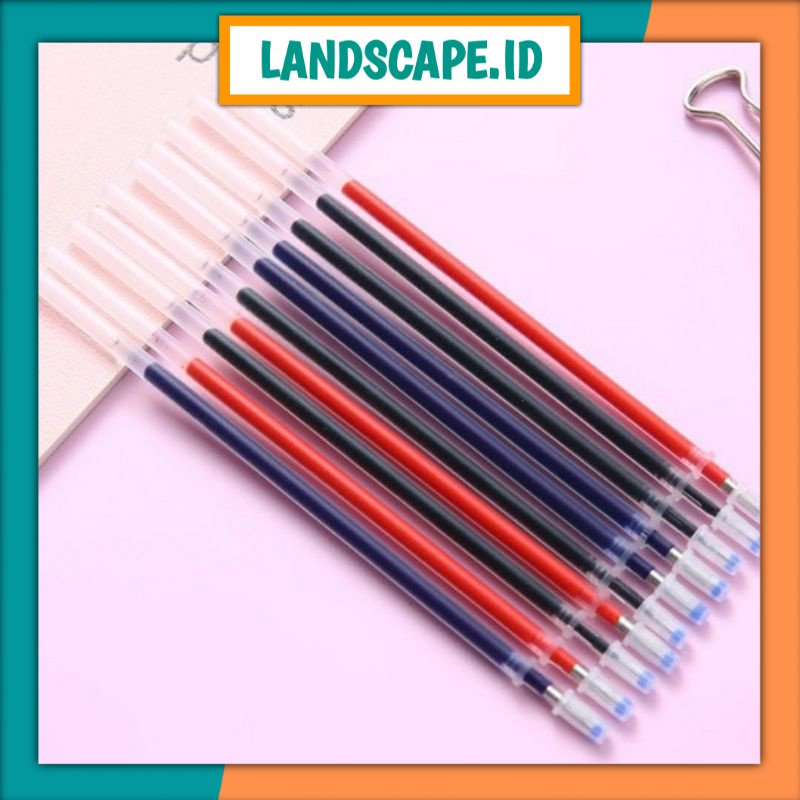 

LS Refill Tinta Pulpen Isi Pulpen Gel Mini 0.5mm Refill Pulpen Tinta Pena Bolpen Isi Gel Jel Tinta