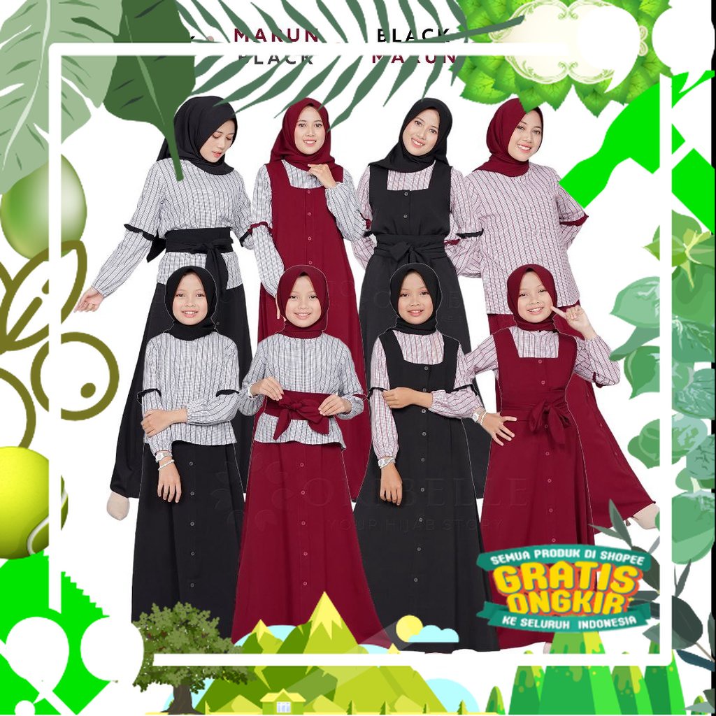 Deera by Oribelle/Oribellekids/Baju Overall Anak Perempuan Katun / oribelle indonesia /Pakaian Anak 