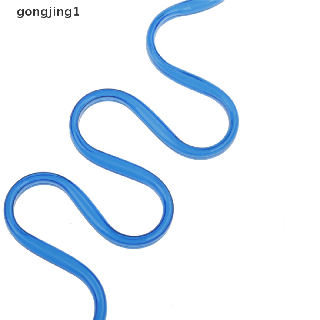 Ggg 10Pcs Sedotan Minum Plastik Warna Warni Drinking Straw Sedotan Teh Susu Keriting Gila ID