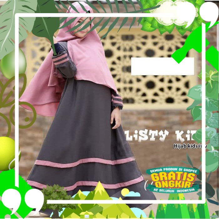 Model Gamis Terbaru 2022 Hitam Polos Simpel Modern Remaja Dress Eticha Wanita Muslim Pesta Elegan Me