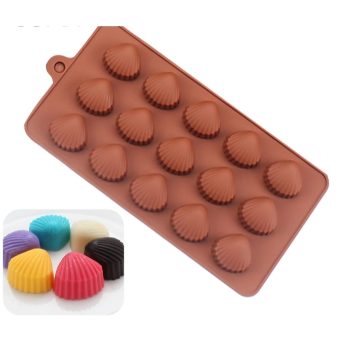 Cetakan Silikon Es Batu Jelly Kue Puding Cookies Coklat Agar Anti Lengket Berbagai Jenis Varian