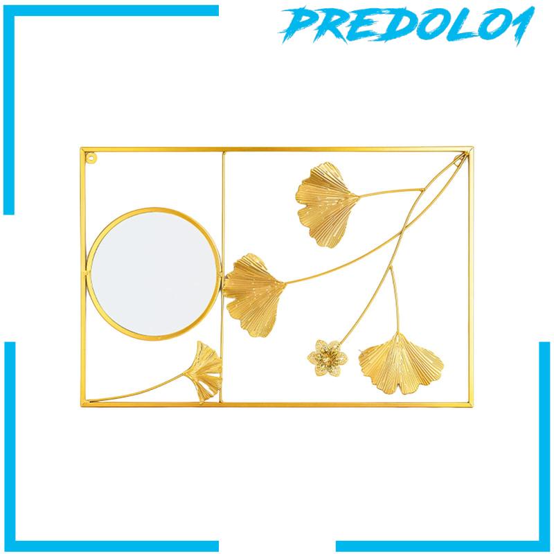 [Predolo1] Background Cermin Hias Seni Metal Untuk Rumah Ruang Tamu Kantor