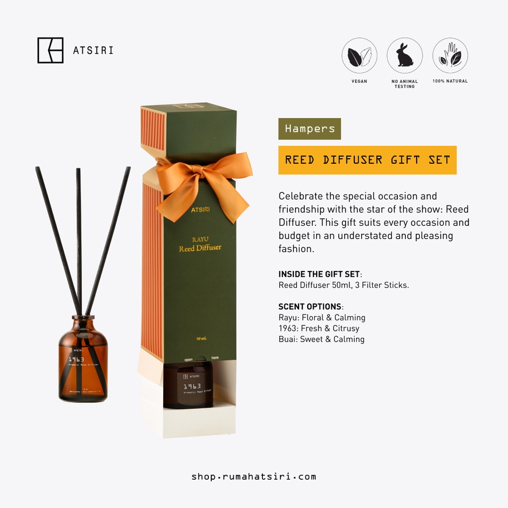 Reed Diffuser Gift Set Rumah Atsiri