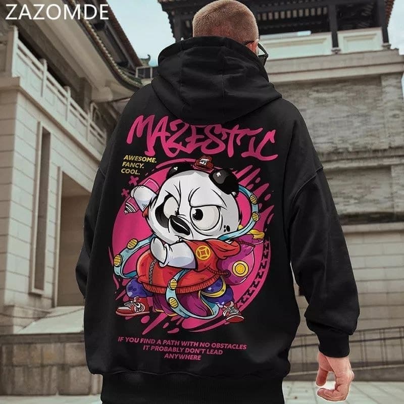 Jaket Sweater Hoodie Estetik Panda Majestic Pria Wanita jumpper Hoodie polos Kualitas Distro/hoodi estetik hudi sunmori hoodie aesthetic hoodi sunmori /hoodi sunmory