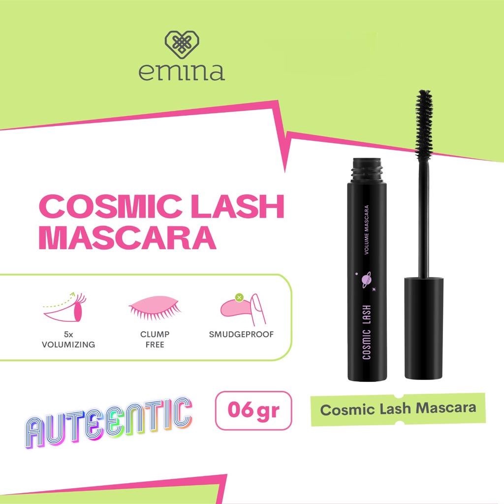 ★ BB ★ Emina Cosmic Lash Volume Mascara 6gr - Mascara tahan hingga 12 jam - Waterproof - Smudgeproof - Anti Gumpal - 5x Volume Booster - Mudah Dibersihkan