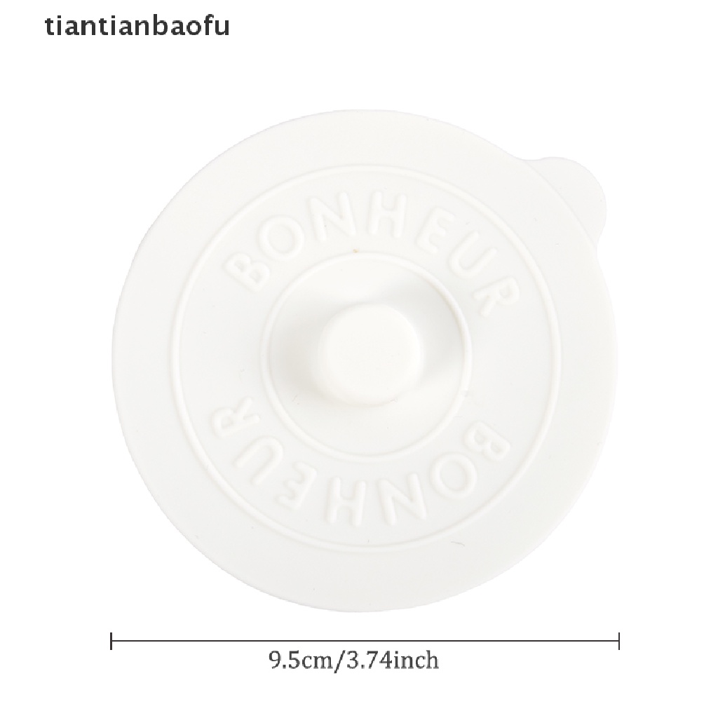 [tiantianbaofu] 1x Tutup Gelas Silikon Glass Drink Cover Lid Mug Kopi Anti Debu Butik Universal