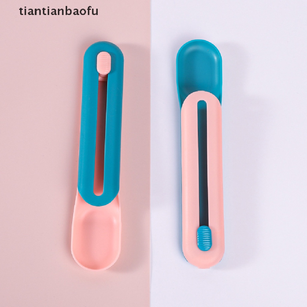 [tiantianbaofu] Sendok Pakan Hewan Peliharaan Sendok Makanan Cat Treat Bars Squeezer Cereal Dispenser Food Scoop Boutique