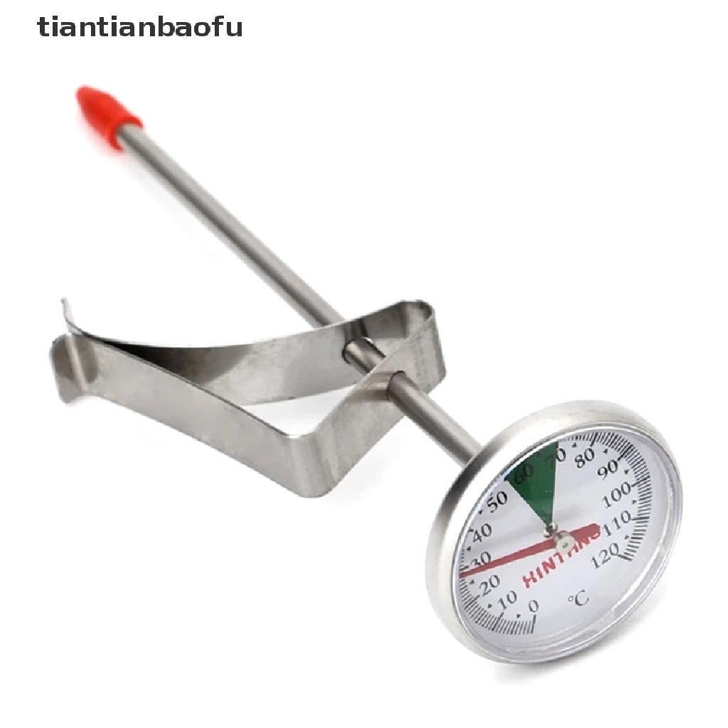 [tiantianbaofu] Baca Instan Stainless Steel Dapur Makanan Masak Susu Kopi Probe Thermomete Boutique