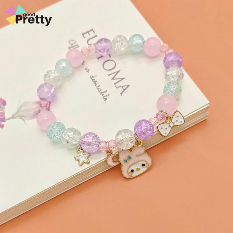 Korean Gelang Manik Kartun beraneka warna Gelang Anjing Giok Laurel Bracelets Jewelry Accessories - PD