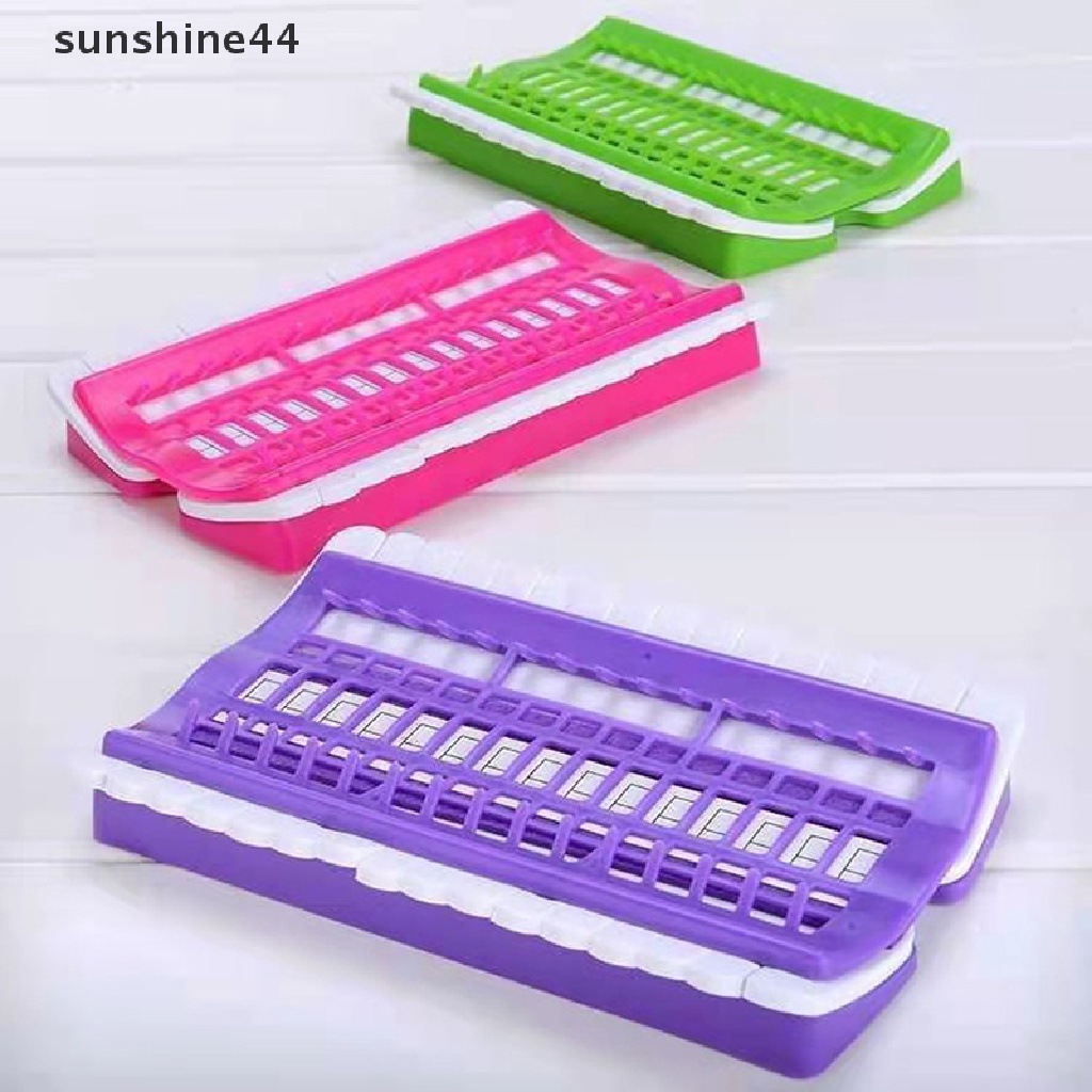 Sunshine 3warna 30posisi Cross Stitch Baris Garis Set Alat Jahit s Holder Bordir Benang Thread Organizer DIY Alat Jahit ID