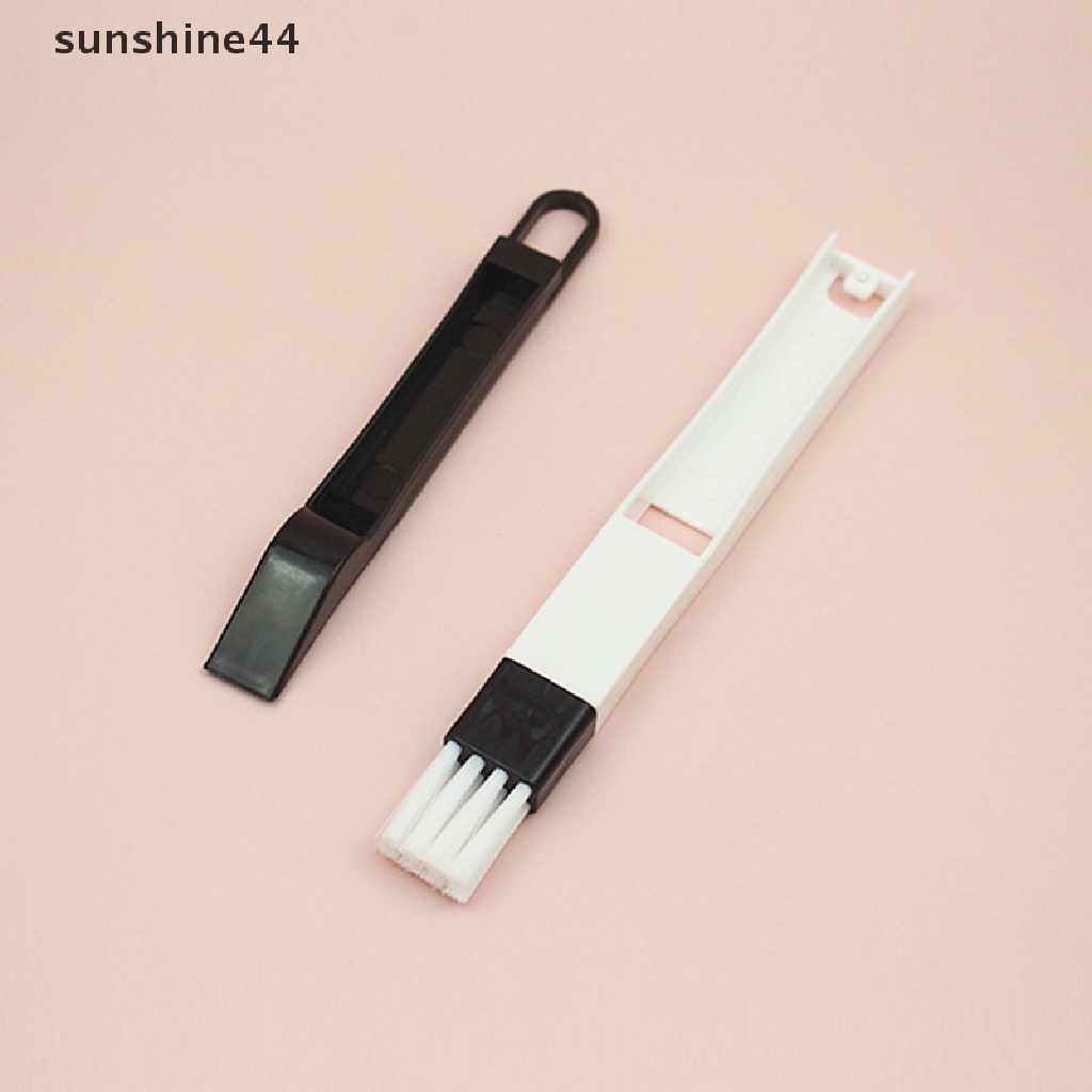 Sunshine 2pcs Sikat Pembersih Alur Jendela Serbaguna Alat Pembersih Keyboard Rumah Tangga ID