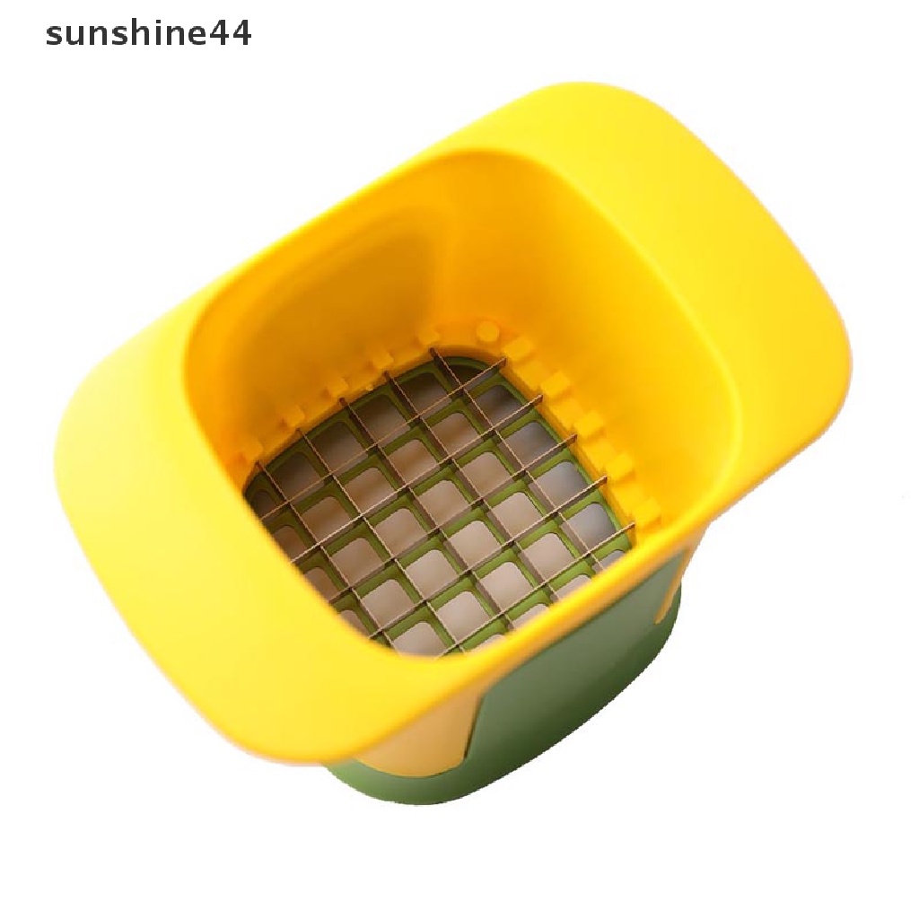 Sunshine Hand Pressure Vegetable Cutter 2in1 Pencacah Sayur Alat Penghancur Dapur ID