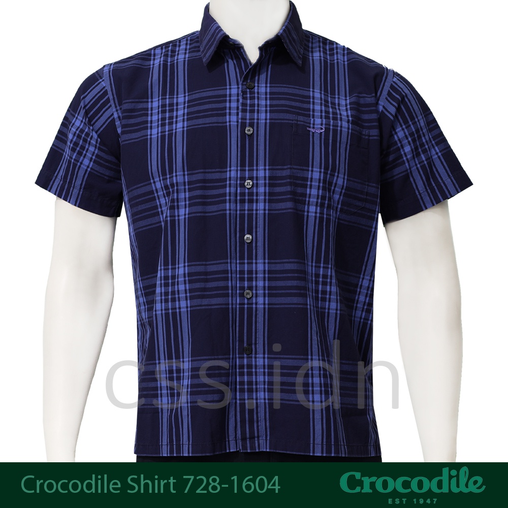 Kemeja Pria Lengan Pendek Crocodile 728-1604
