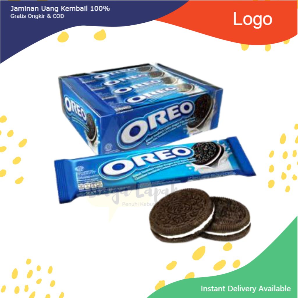 

Oreo Vanilla Original 38gr Baru Pack isi 4 (ikannus_shop)