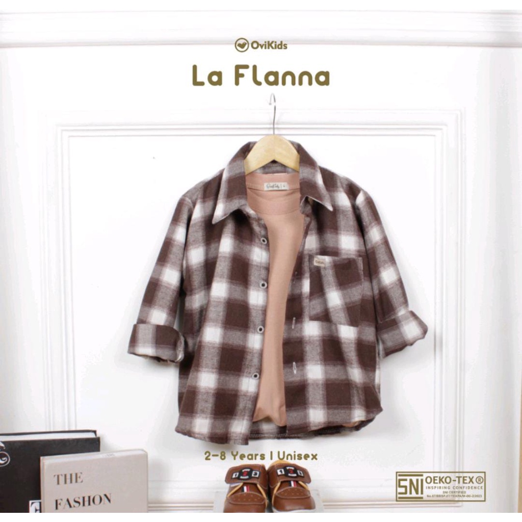 OVIKIDS LA FLANNA / KEMEJA ANAK FLANEL