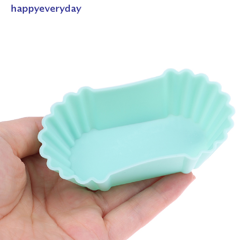 [happy] 3pcs Bento Divider Cup Liner Kotak Makan Makanan Lembut Silikon Onigiri Aksesoris [ID]