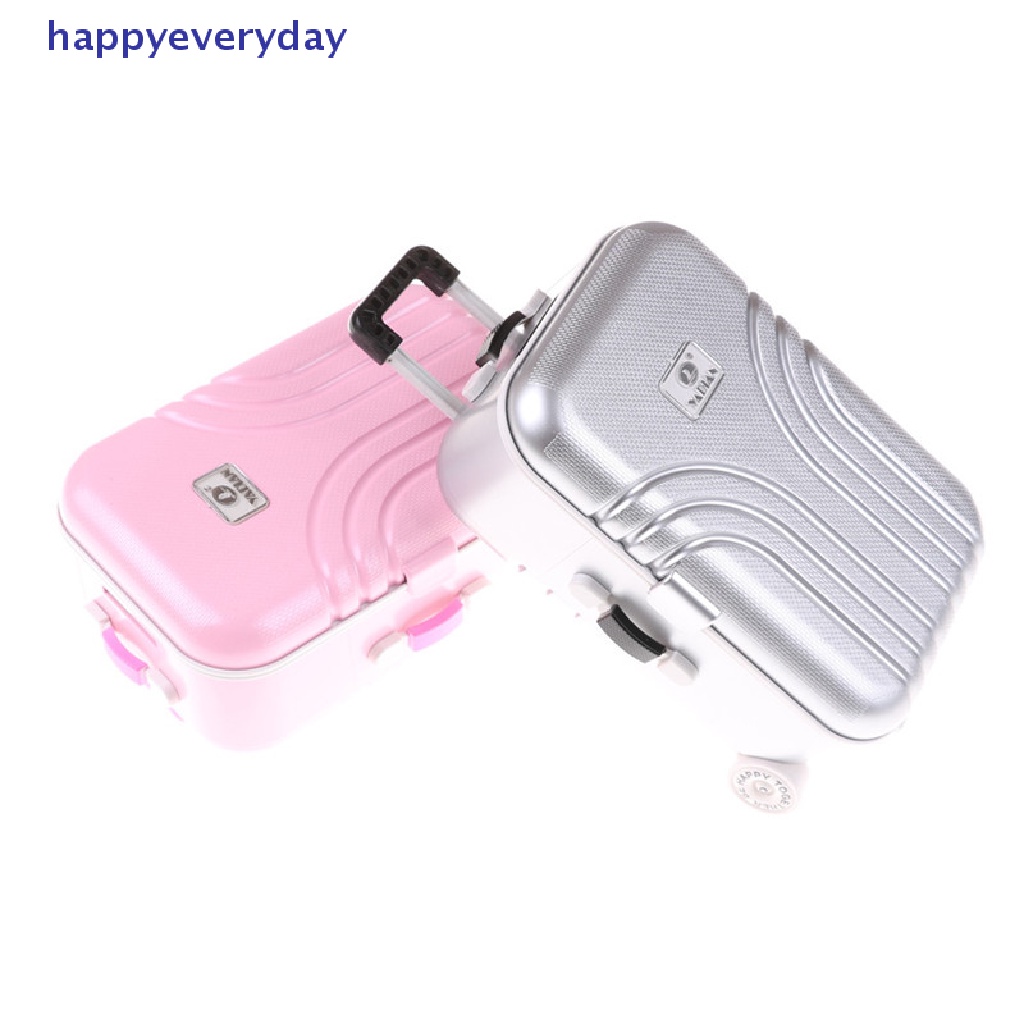 [happy] Travel Set Suitcase Koper Untuk Hadiah American Doll 18inch (Hanya Koper) [ID]
