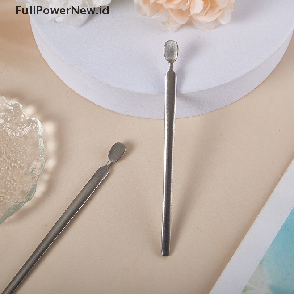 Power Manicure Pedicure Alat Perawatan Nail Art Kutikula Pendorong Trimmer Cleaner Sendok Beauty ID