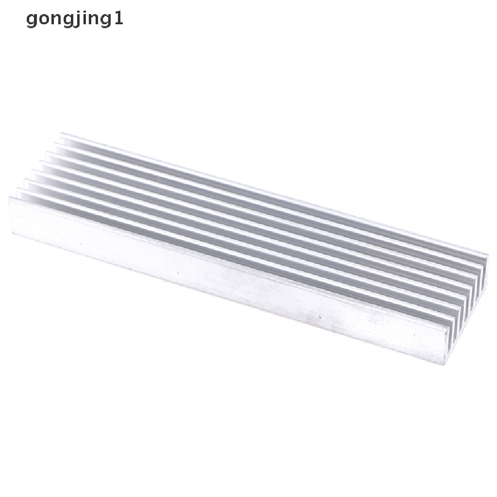 Ggg 100 * 25 * 10mm Aluminium High Power Heatsink Elektronik Radiator ID