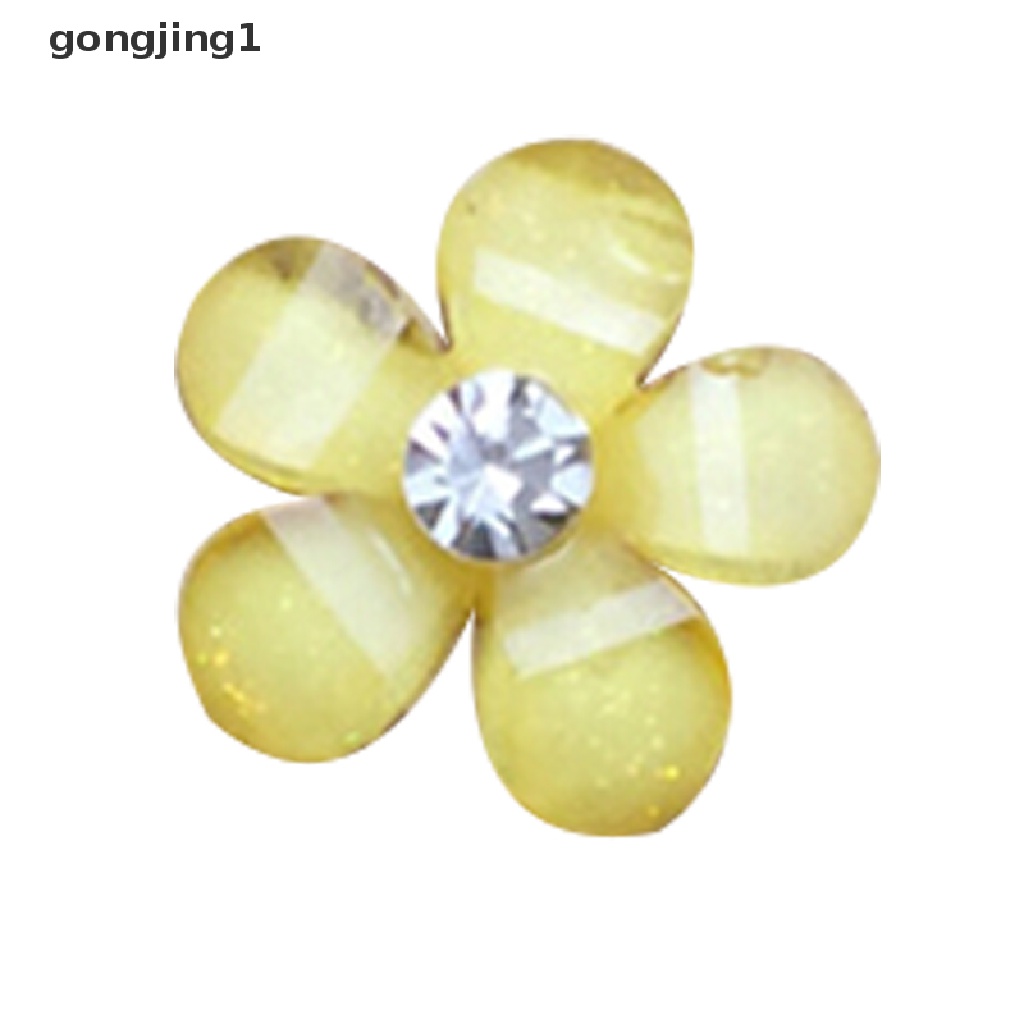 Ggg Baru DIY 20pcs 10mm resin Bunga flatback Scrapbooking Untuk Telepon/Pernikahan Kerajinan ID