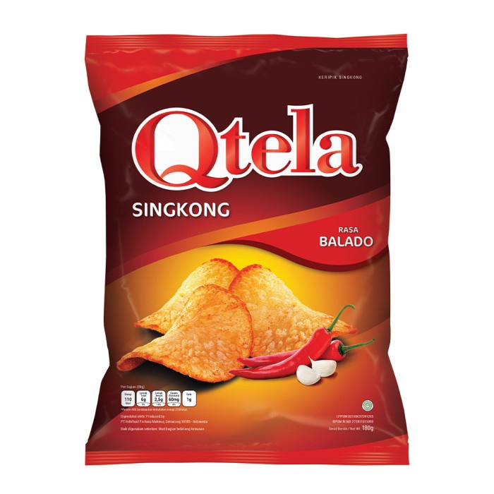 

Qtela Singkong Balado 180 Gr - 3 Pcs