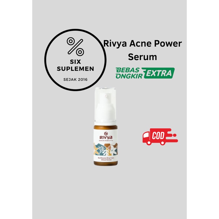 RIVYA Backhousia Acne Power Serum 20ml Serum Untuk Jerawat