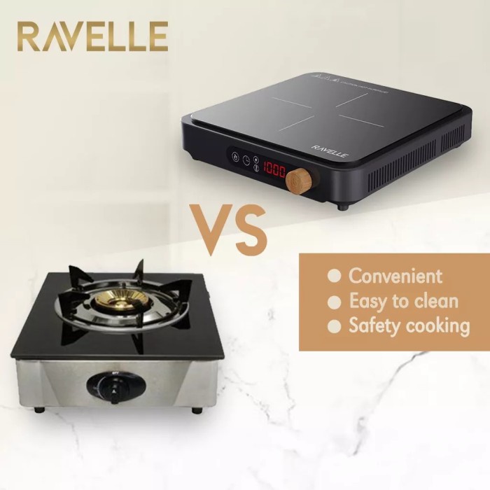 Ravelle Kompor Induksi Listrik Low Watt RIC 1 RIC1 Induction Cooker