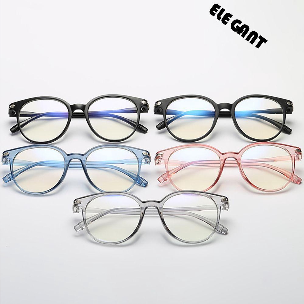 [Elegan] Transparan Spectacles Classic Simpe Wanita Jelly Warna Pria Kacamata Baca Kacamata Anti Radiasi Untuk Wanita Sale Eyeglasses Clear Lens Glasses Optical Glasses