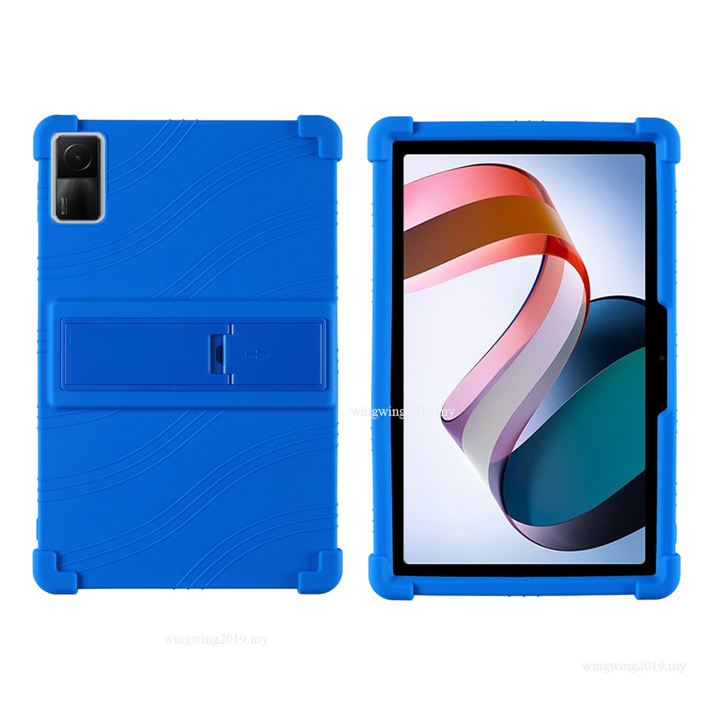 Untuk Redmi Pad 10.61 Tablet Pelindung Case 10.61-inci Silikon Airbag Dengan Bracket Tahan Jatuh Pelindung Case