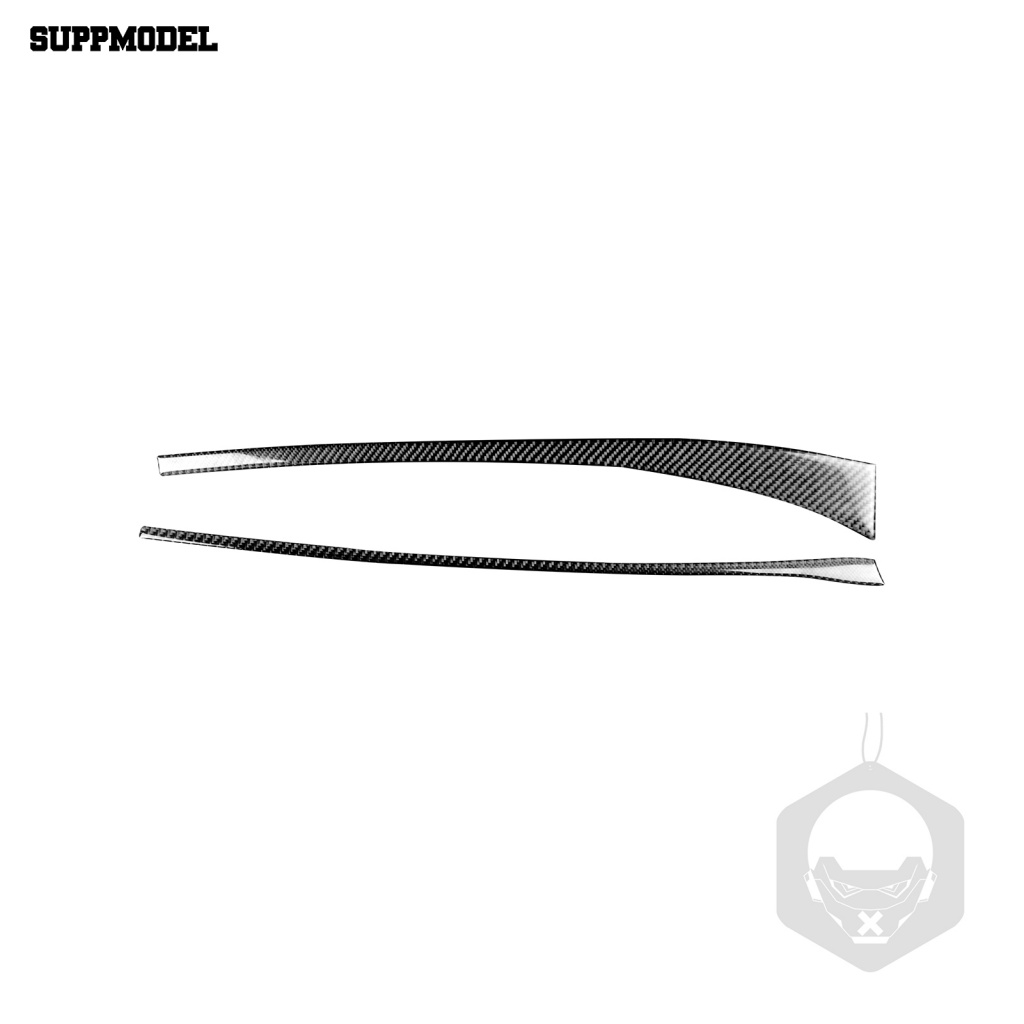 Suppmodel 2Pcs/Set Mudah Digunakan Stiker Pinggiran Dashboard Perekat Kuat Lis Dashboard Stiker Tahan Debu Untuk Honda Civic 8th Gen 2006-2011 Drive Kanan
