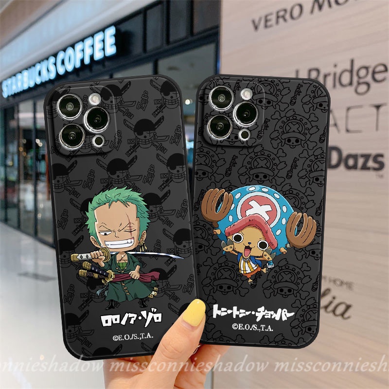 REDMI Case Motif Kartun One Piece Merek Trendy Redmi10 12C 9A A1 9T 9C NFC 9catatan12 10Pro 11 9 10s 8 10 Pro Plus Poco X5 F4 M4 M5 M3 Pro F3 X3 Pro MI 10 11 12 Lite Soft Case Zoro Lucu 10T