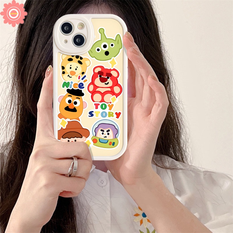 Toy Story Case Lucu Oppo A17 A96 A57 A15 A17K A58 A7 A55 A1K A16K A95 A16 A54 A5 A9 A5s A74 A78 A12 Reno 5F 8T 7 8 5Z 5 7Z A3S A77s A16E A31 A76 A16s Kartun Manyo Sarung Soft Cover