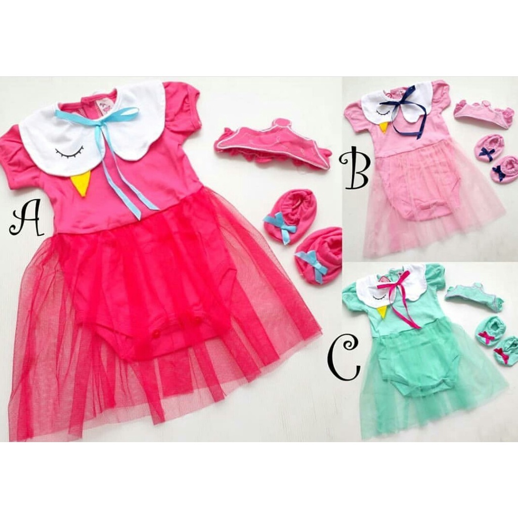 keiko chan baby dress set tutu / baby tutu set 3m - 9m / new born set